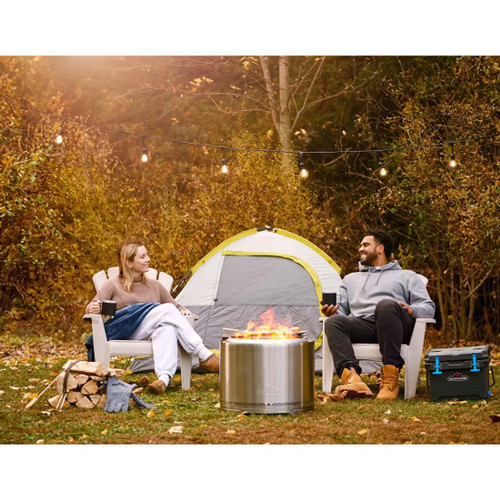 Napoleon Timberwolf Smokeless Stainless Steel Fire Pit - 22" - NWFPLTI-SS