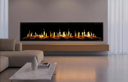Modern Flames Orion 100" Slim V2 Linear Built-In Electric Fireplace - OR100-SLIM-V2