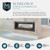 Majestic Echelon II 48" Double-Sided Linear Gas Fireplace - ECHEL48STIN-C