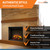 SimpliFire Traditional Built-In 36" Electric Fireplace