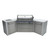 Mont Alpi 400 deluxe island with 45 degree corners - MAi400-D45