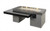 Outdoor GreatRoom Company Black Uptown Linear Gas Fire Pit Table - UPT-1242