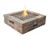 Outdoor GreatRoom Company Bronson Block Square Gas Fire Pit Kit 