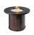 Outdoor GreatRoom Company Brown Stonefire Round Gas Fire Pit Table 