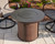 Outdoor GreatRoom Company Brown Stonefire Round Gas Fire Pit Table 
