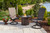 Outdoor GreatRoom Company Brown Stonefire Round Gas Fire Pit Table 