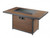 Outdoor Greatroom Company Kenwood Rectangular Chat Height Gas Fire Pit Table - KW-1224-19-K