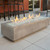 Outdoor GreatRoom Cove 72" Midnight Mist Linear Gas Fire Pit Table 