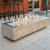 Outdoor GreatRoom Cove 72" Midnight Mist Linear Gas Fire Pit Table 