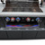 Mont Alpi 6 Ft Compact Black Stainless Steel Outdoor Grill Island - MA-957