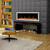 Litedeer Homes Gloria II 48″ Smart Electric Fireplace with Acrylic Crushed Ice Rocks - White