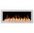 Litedeer Homes Gloria II 48″ Smart Electric Fireplace with Acrylic Crushed Ice Rocks - White