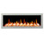 Litedeer Homes Gloria II 58″ Smart Electric Fireplace with Diamond Like Crystal Media - White