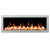 Litedeer Homes Gloria II 58″ Smart Electric Fireplace with Diamond Like Crystal Media - White