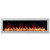 Litedeer Homes Gloria II 68″ Smart Electric Fireplace with Diamond Like Crystal Media - White