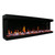 Litedeer Homes WarmCastle 3-Sided 50″ Smart Electric Fireplace