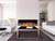 Amantii TRV-75-BESPOKE - 75" wide - 3 Sided, Smart Electric Fireplace - TRV-75-BESPOKE