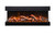 Amantii TRV-85-BESPOKE - 85" wide - 3 Sided, Smart Electric Fireplace