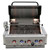 -Mont Alpi 4-Burner Artwood Island - Stainless Steel