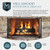 Villawood outdoor wood burning fireplace