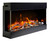 Remii 30" BAY-SLIM 3-Sided Smart Electric Fireplace - 30-BAY-SLIM