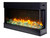 Remii 40" BAY-SLIM 3-Sided Smart Electric Fireplace - 40-BAY-SLIM