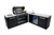 Mont Alpi Island 805 with 90 Degree Corner and Beverage Center - MAi805-BSS90BEV