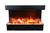 Amantii 55" TruView Signature 3-Sided Glass Electric Fireplace - TRV-55-SIG