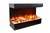 Amantii 75" TruView Signature 3-Sided Glass Electric Fireplace - TRV-75-SIG