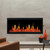 Litedeer Homes Latitude 45" Ultra Slim Electric Fireplace + Reflective Fire Glass - ZEF45XA