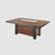Outdoor Greatroom Company Kenwood Linear Dining Height Gas Fire Pit Table - KW-1242-K