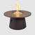 Outdoor Greatroom Company Cirvalo 48" Round Gas Fire Pit Table - Fossil Brown