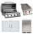 Blaze LBM 4-Piece 32-Inch Outdoor Kitchen Package - BLZ-4LBM-4PC