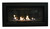The Sierra Flame Bennett 45 –  Direct Vent Linear Gas Fireplace