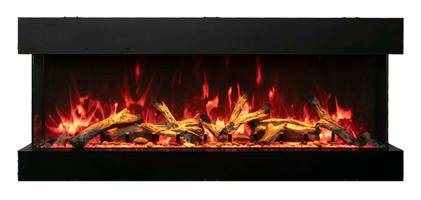 Amantii 72-TRU-VIEW-XL 72" wide - 3 Sided, Smart Electric Fireplace