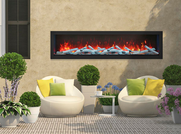 Remii Deep 65" Electric Fireplace - 102765-DE