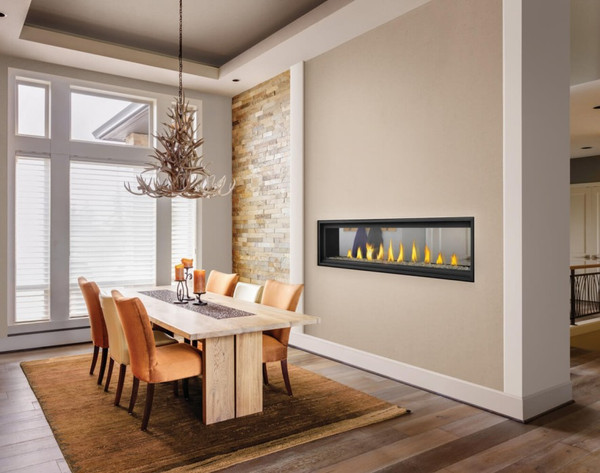 Napoleon Vector 74 Direct Vent See-Through Gas Fireplace