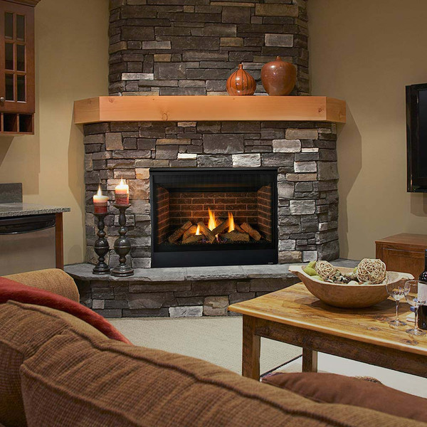 Majestic Quartz 42 Direct Vent Gas Fireplace - QUARTZ42IFTN / QUARTZ42IFTL