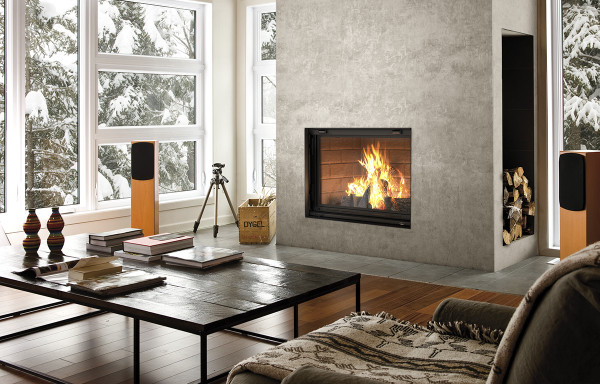 Valcourt Antoinette Wood Burning Fireplace 