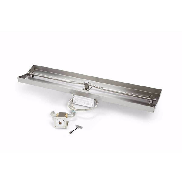 HPC Linear Interlink MLFPK 72" Gas Fire Pit Burner System - Match Lit