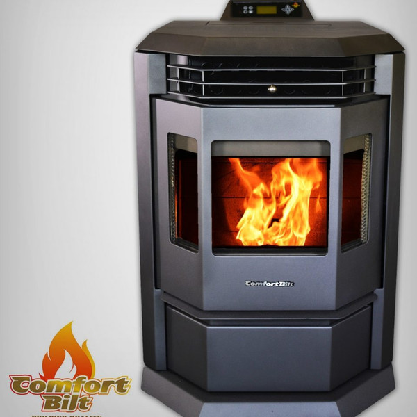 Comfor Built Pellet Stove- Black