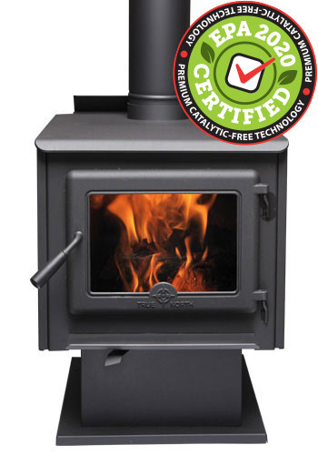 True North Tn20 Pedestal Wood Stove