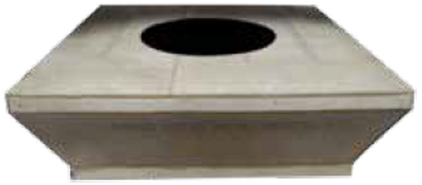 Part Number	FPE60-SQUARETAP
Short Description	
HPC 60" Tapered Square Ready To Finish Enclosure
Long Description	
Constructed of sturdy 22-gauge galvanized steel material, welded frame, and a 1/2" hardiboard shell.
Takes the guess work out of enclosure construction.
Allows the customer to finish with stone, veneer, or stucco of their choice to match their design needs.
Frame is pre-cut for FPPK or MLFPK controls, but hardiboard is not.
Measures 60" x 60" x 18" tall.
Accepts 25" pan (not included).