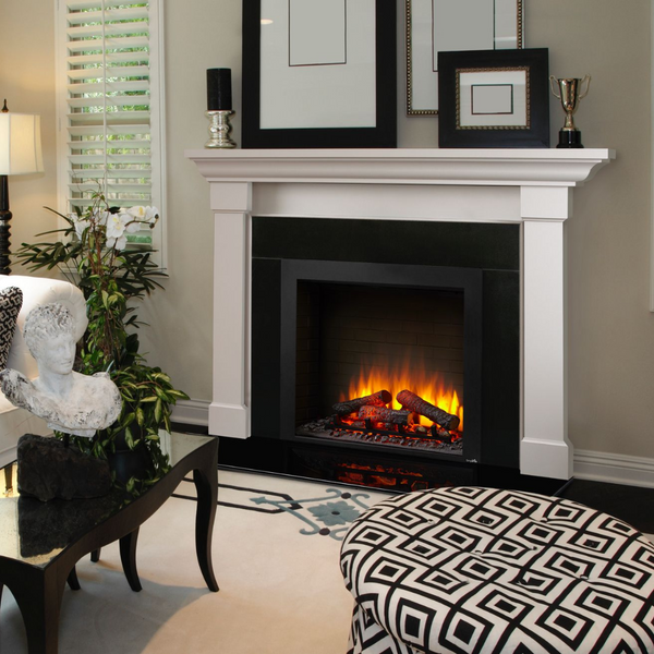 SimpliFire Traditional Built-In 30" Electric Fireplace