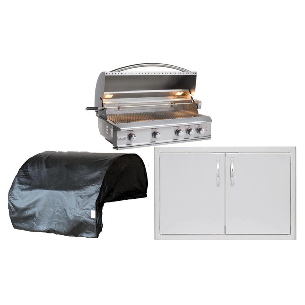 Blaze Professional LUX 3-Piece 44-Inch Outdoor Kitchen Package - BLZ-4PRO-3PC