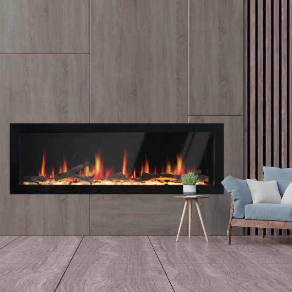 LItedeer Homes Latitude 45" Ultra Slim Built-in Electric Fireplace - ZEF48X