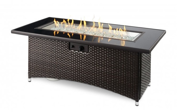 Outdoor GreatRoom  Balsam Montego Linear Gas Fire Pit Table 