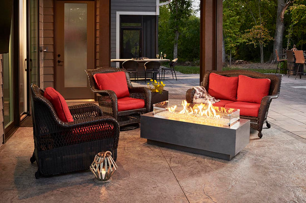 Outdoor GreatRoom Cove 72" Linear Gas Fire Pit Table