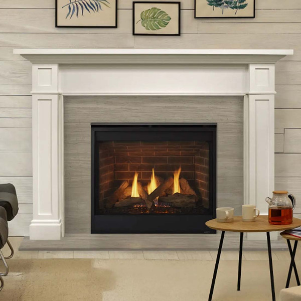 Majestic Quartz 36 inch Platinum Direct Vent Gas Fireplace - QUARTZPLA36I