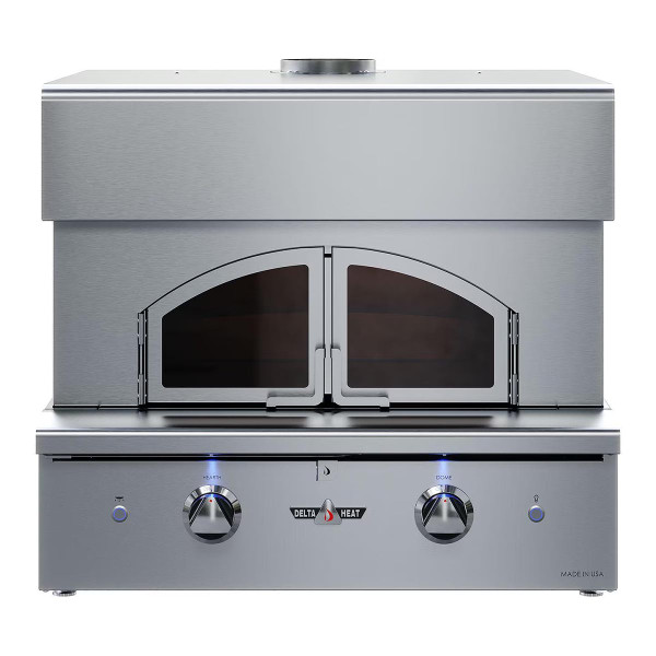 elta Heat Pizza Oven 30 inch dual burner, built-in outdoor oven